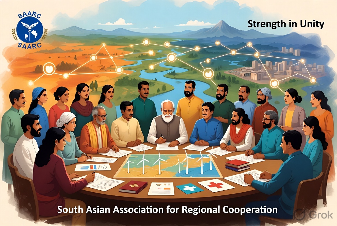 Image related to SAARC: History, Members, Meetings & Role in South Asia